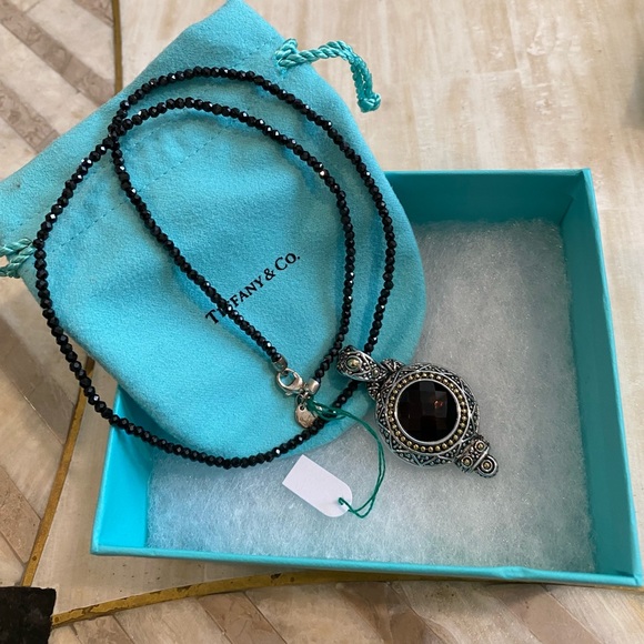 Ziegfeld Black Spinel 20” Necklace - Picture 9 of 13